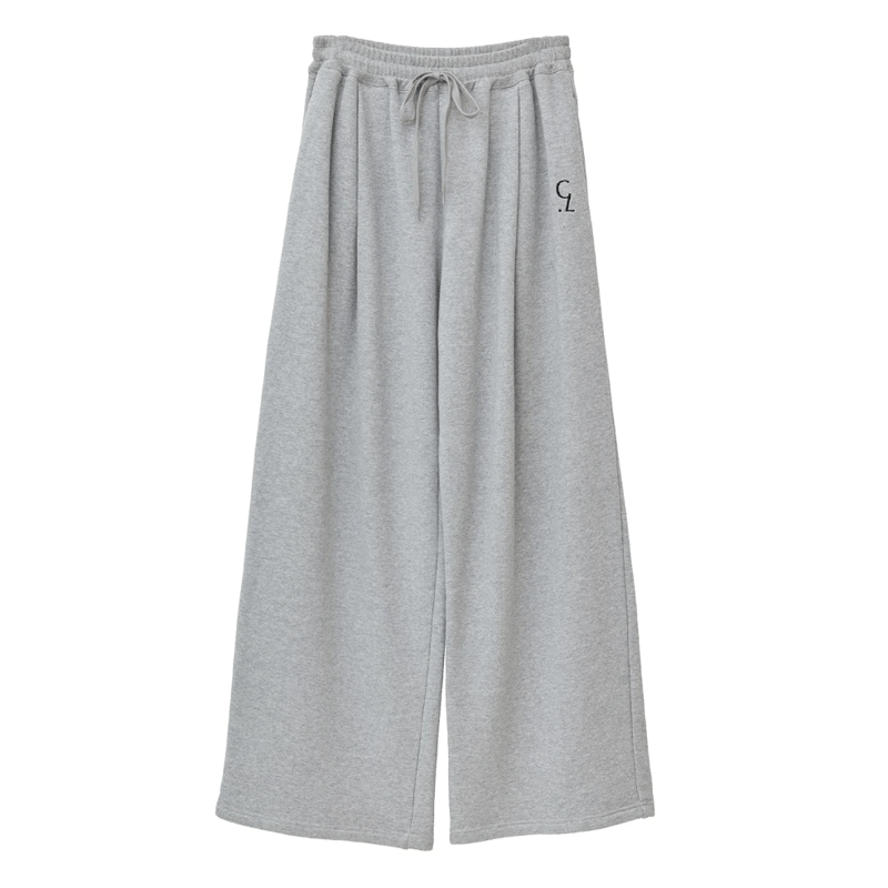 CLANE クラネ “LOGO SWEAT TUCK WIDE PANTS” ロゴスウェットタ