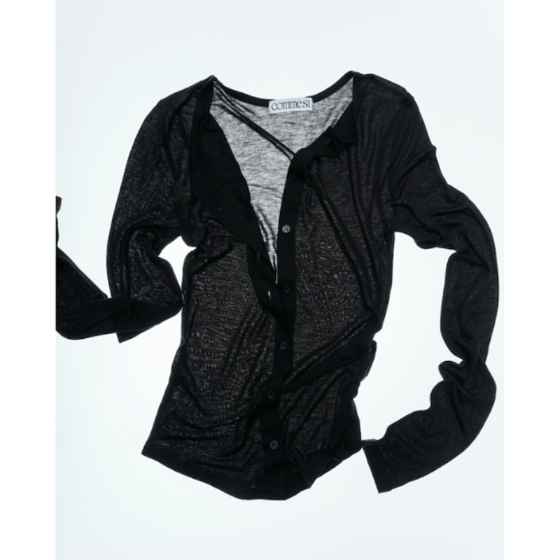 SOMME SI STUDIO コムシストゥディオ “SENSUAL SHEER CARDI”