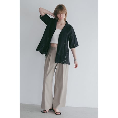 MANOF マノフ “CUT WORK LACE SHIRT” カットワークレースシャツ