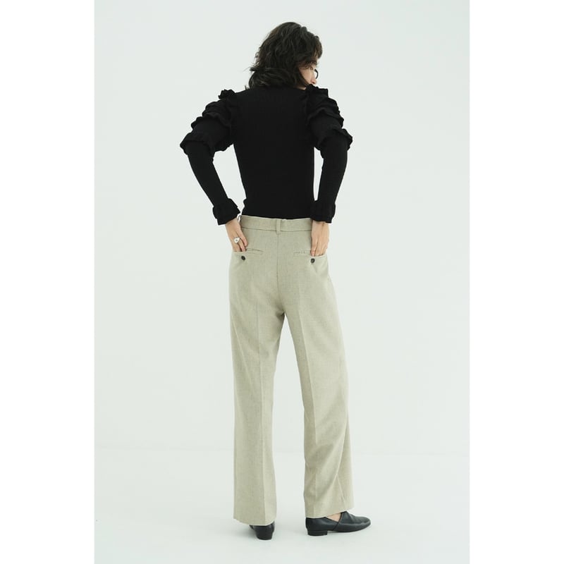 CLANE クラネ “2WAY TUCK STRAIGHT PANTS” ツーウェイタックスト