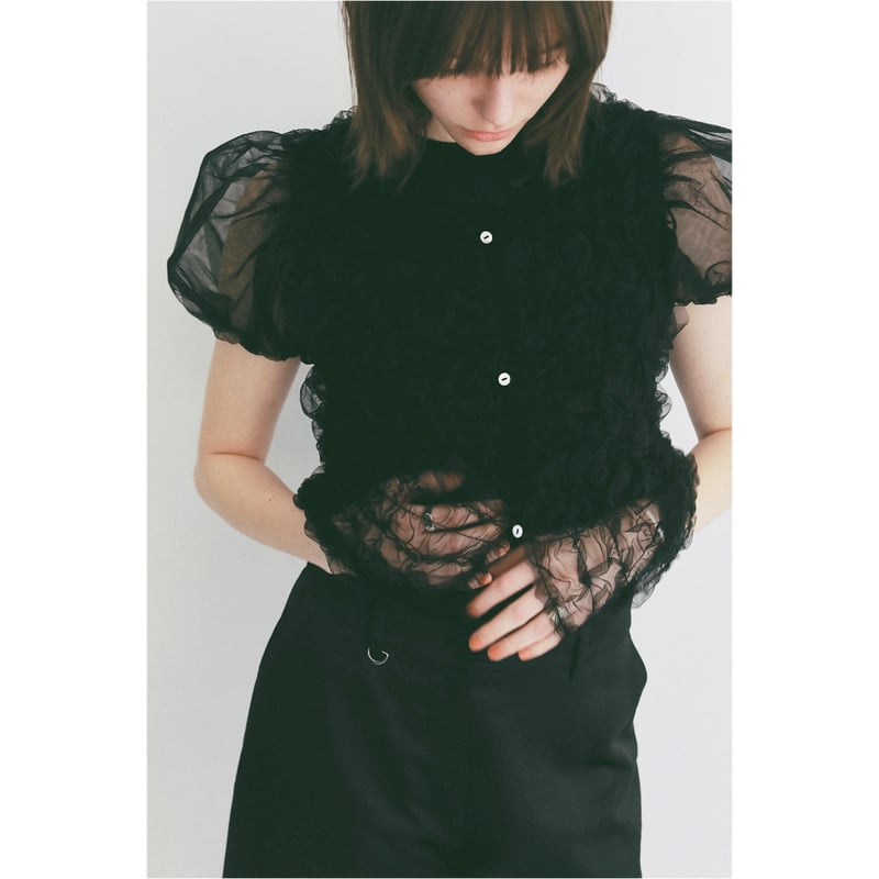 CLANE クラネ “TULLE VEST LAYERED TOPS” チュールベストレイヤー