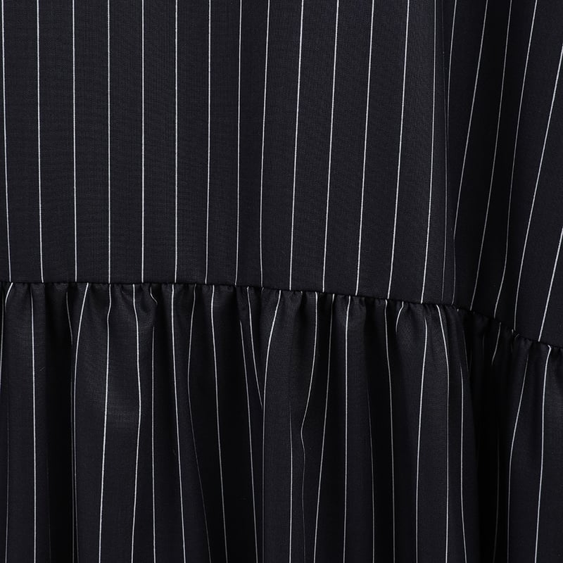 MANOF マノフ “PINSTRIPE GATHER ONE PIECE” ピンストライプギ