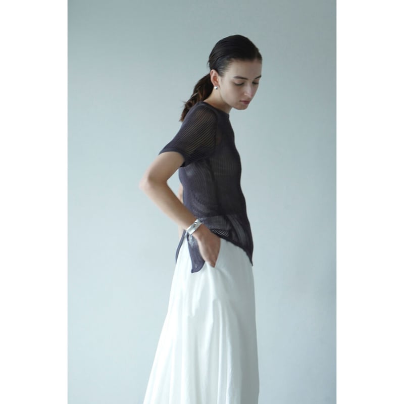 CLANE クラネ “VINTAGE MESH BACK SLIT TOPS” ヴィンテージメ...