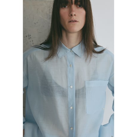 MANOF マノフ “SHEER 2WAY OVER SHIRT” シアーツーウェイオーバーシャツ