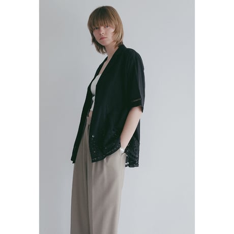 MANOF マノフ “CUT WORK LACE SHIRT” カットワークレースシャツ