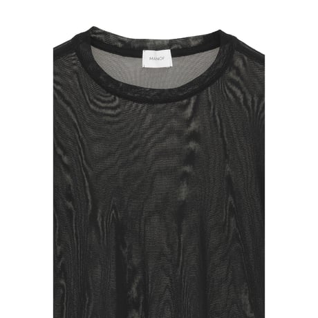 MANOF マノフ “BASIC TULLE T-SHIRT” ベーシックチュールTシャツ