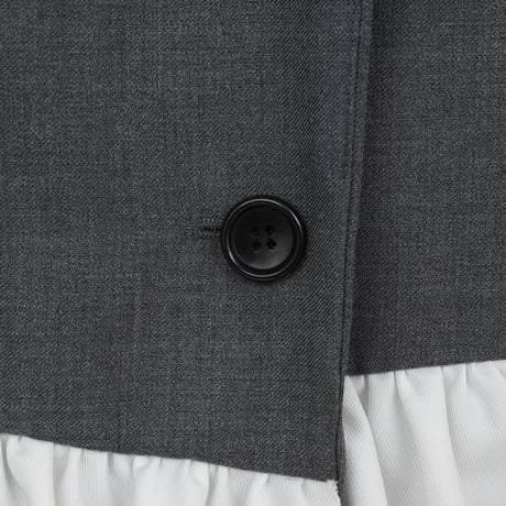 CLANE クラネ “FRILLED TAILORED JACKET” フリルテイラードジャケット