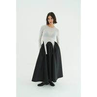 CLANE クラネ “STUDDED BIJOU SHEER TOPS” スタッズビジューシアートップス