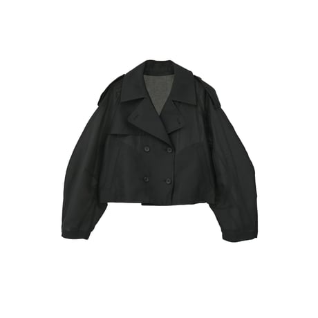 CLANE クラネ “SHEER SHORT TRENCH JACKET” シアーショートトレンチジャケット