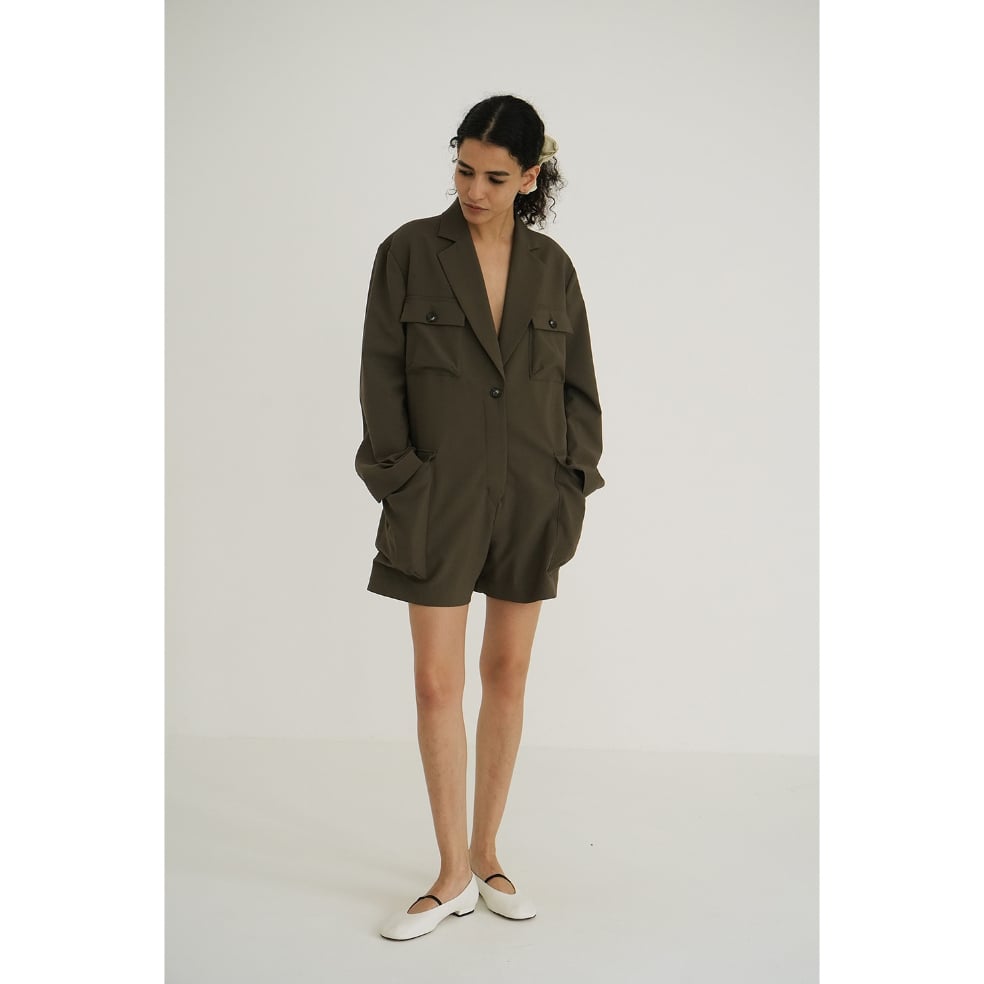 CLANE クラネ “MILITARY SHORT ALL IN ONE” ミリタリーショート