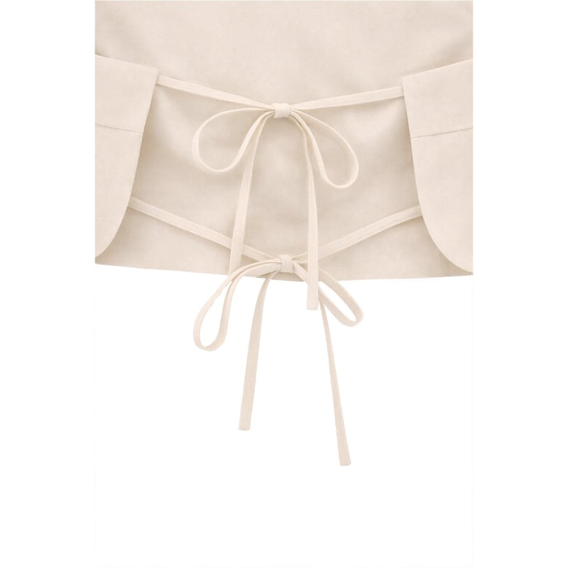 CLANE クラネ “ BACK RIBBON HALTER BUSTIER” バックリボンホ