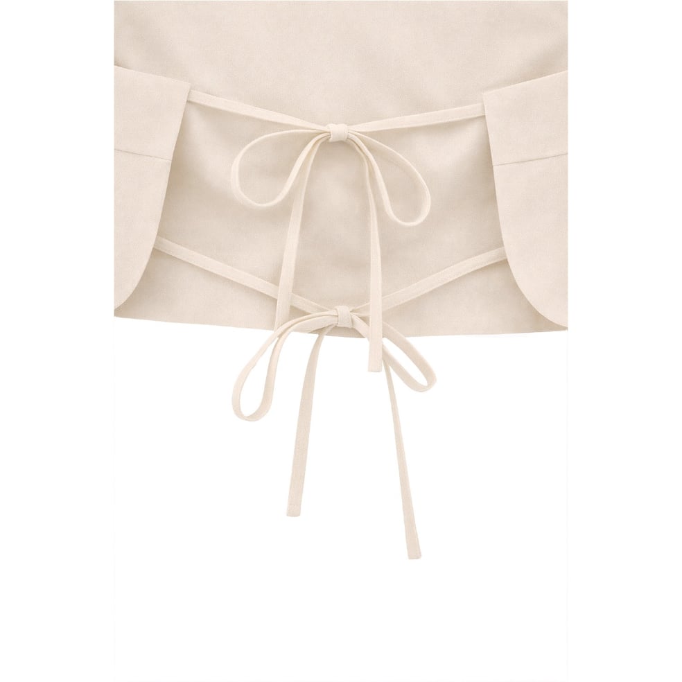 CLANE クラネ “ BACK RIBBON HALTER BUSTIER” バックリボンホ