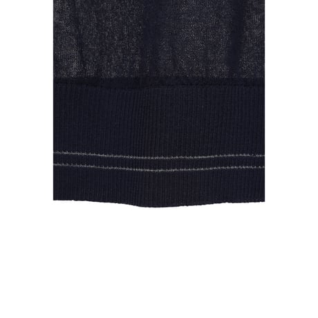 MANOF マノフ “SHEER SLEEVELESS KNIT” シアースリーブレスニット