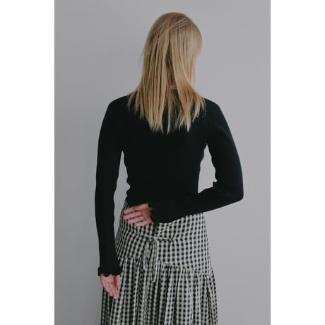 MANOF マノフ “SQUARE RIB KNIT TOPS” スクエアリブニットトップス