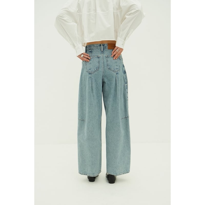 CLANE クラネ “COCOON BULKY DENIM PANTS” コクーンバルキーデニ