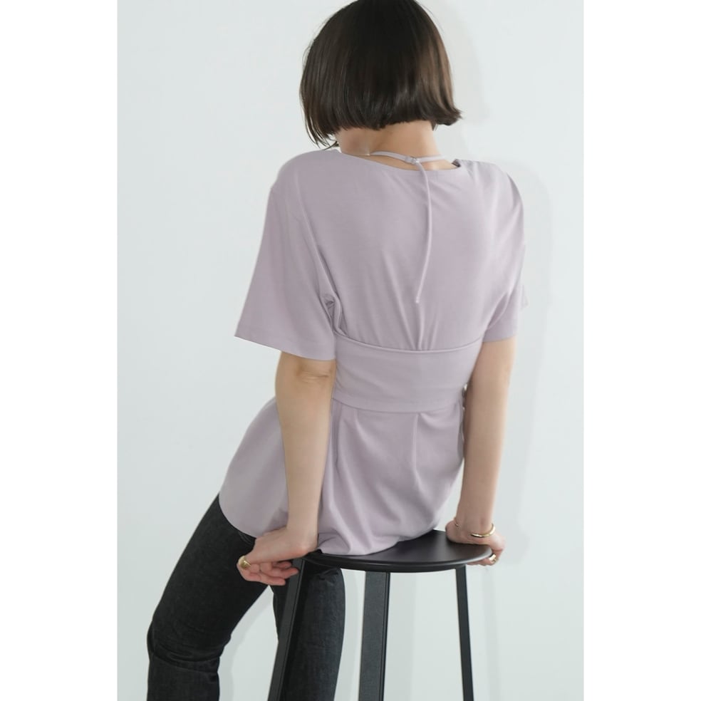 CLANE クラネ “HALTER BUSTIER SET TEE” ホルタービスチェセットT 