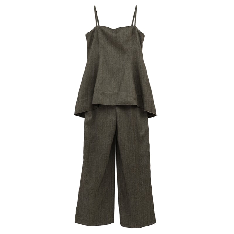 CLANE】クラネ PEPLUM BUSTIER ALL IN ONE