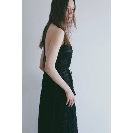 MANOF マノフ “SHIRRING HALTER NECK TOPS” シャーリングホルターネックトップス