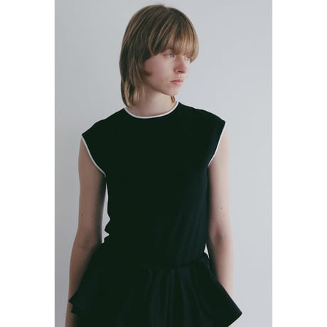 MANOF マノフ “BICOLOR CUT TOPS” バイカラーカットトップス