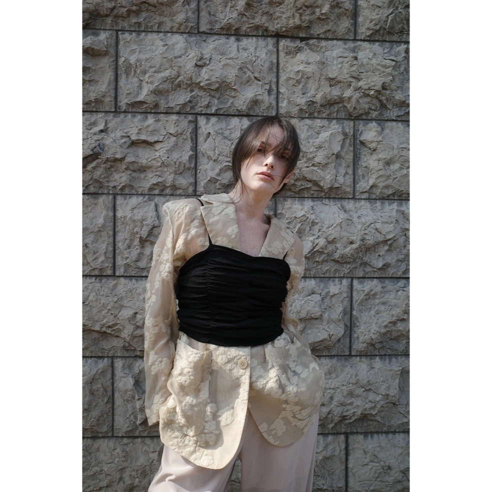 トップス CLANE SHIRRING CAMI TOPS SHIRRING CAMI TOPS｜TOPS(トップス)｜CLANE OFFICIAL ONLINE STORE