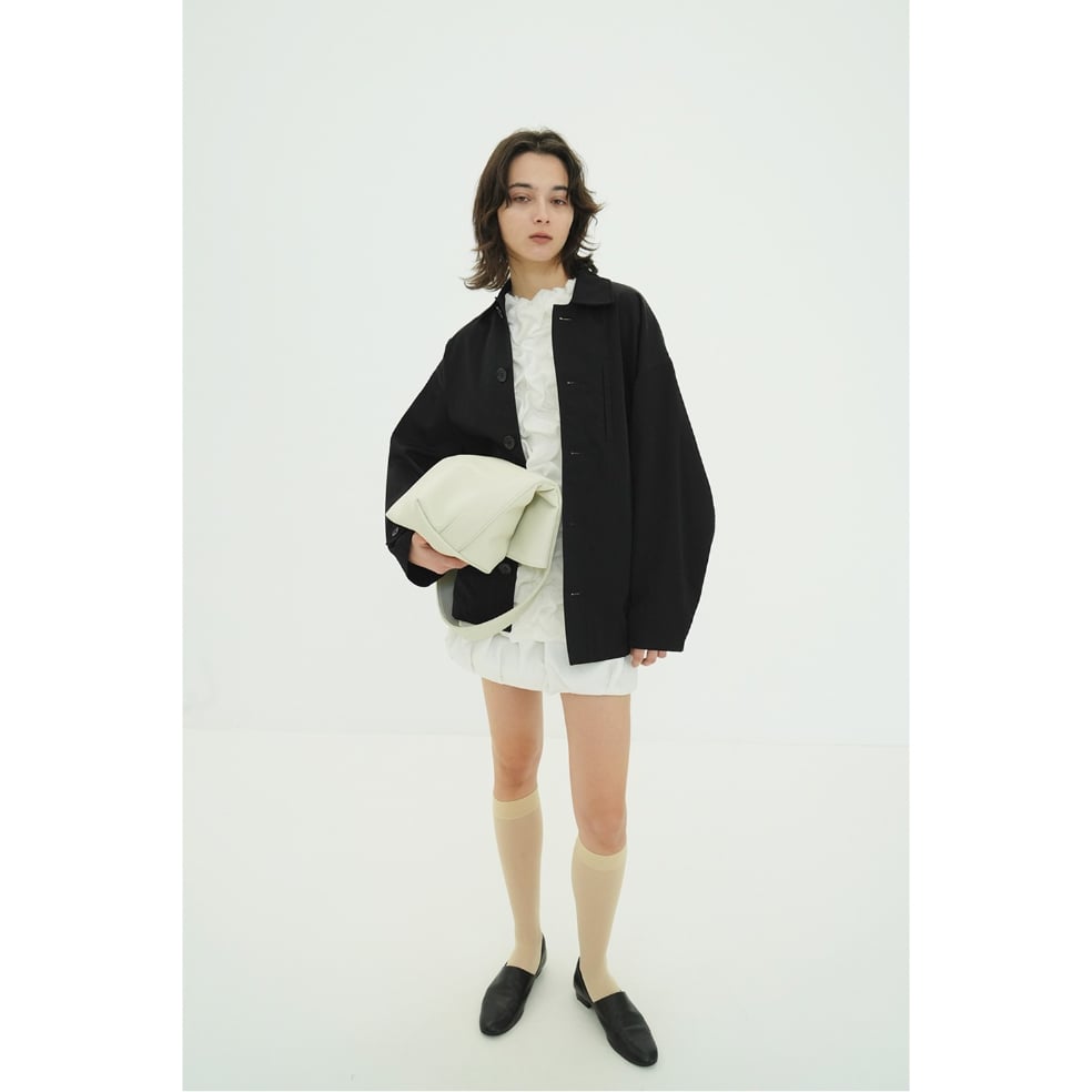CLANE WOOL NYLON SINGLE JACKETブラック2サイズ新品 CLANE クラネ “WOOL NYLON SINGLE JACKET” ウールナイロンシング