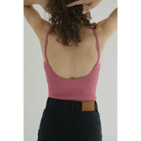 CLANE クラネ “BOAT NECK BACK OPEN KNIT TOPS” ボートネックバックオープンニットトップス