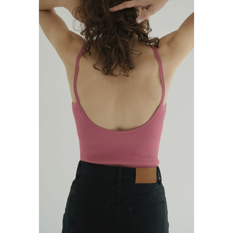 CLANE クラネ “BOAT NECK BACK OPEN KNIT TOPS” ボートネッ