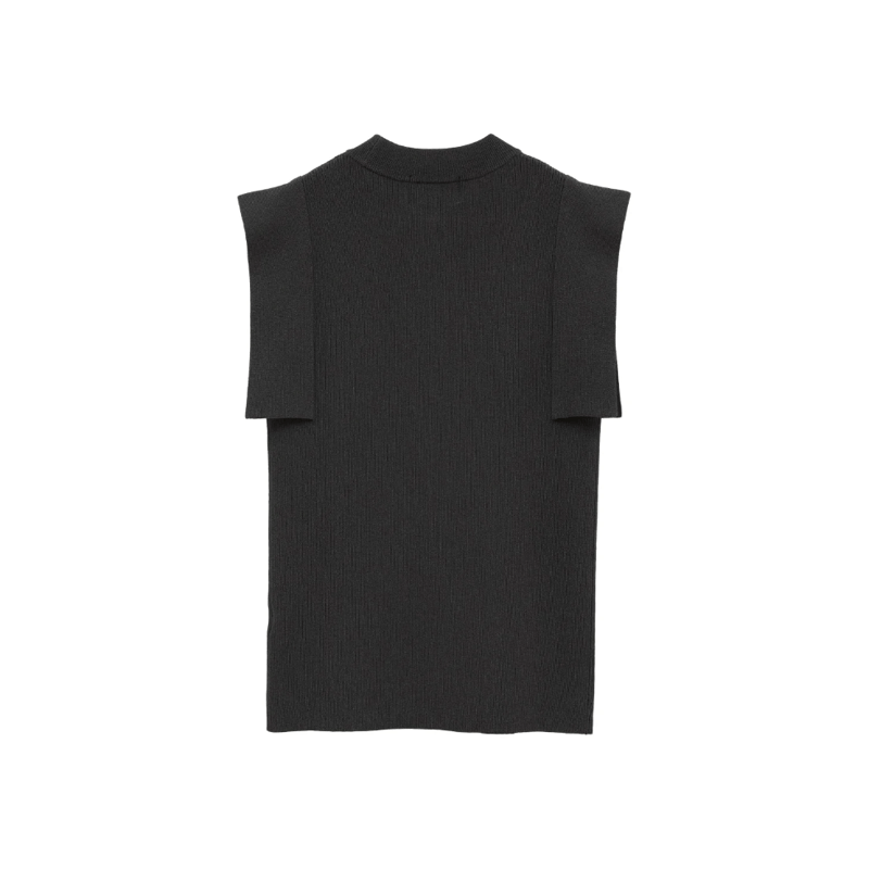 トップス HONOHONOCLANE SQUARE SLEEVE KNIT TOPS Avanova Women's Long Sleeve Square Neck Crop Top Twist Front