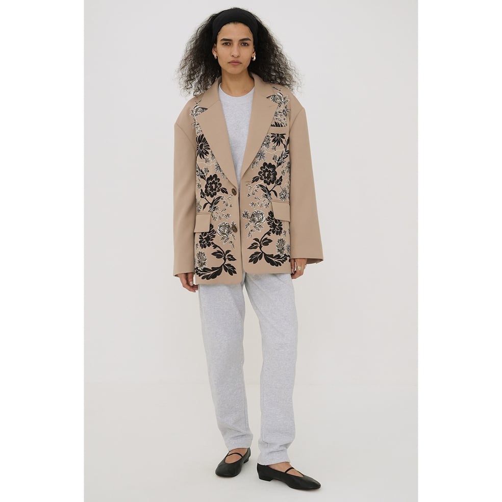 CLANE FLOWER EMBROIDERY TAILORED JACKET