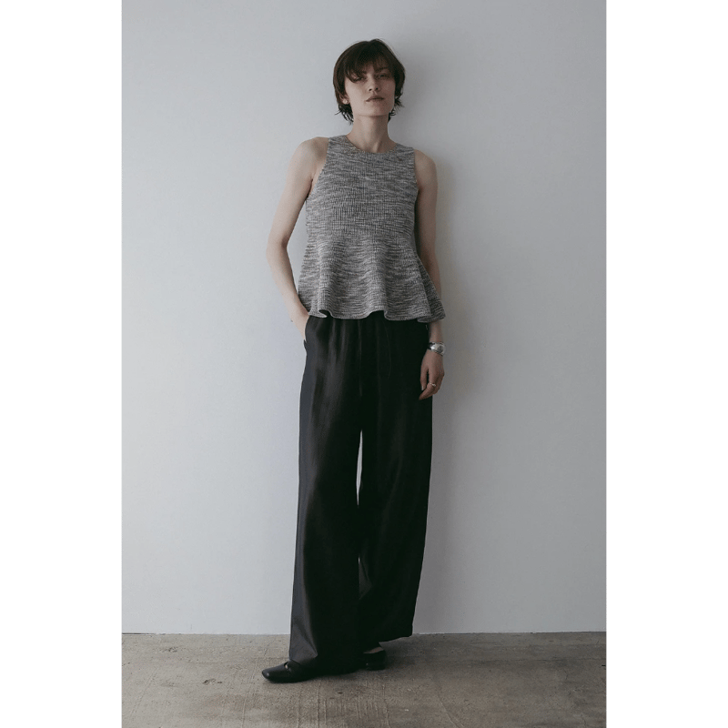 トップス MANOF Knit Tops MANOF - メッシュニットトップス - MESH KNIT TOPS - LIGHT BLUE