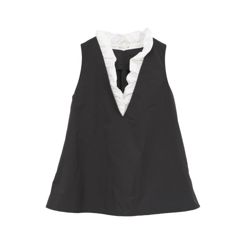 MANOF マノフ “FRILL V NECK SET UP” フリルVネックセットアップ |