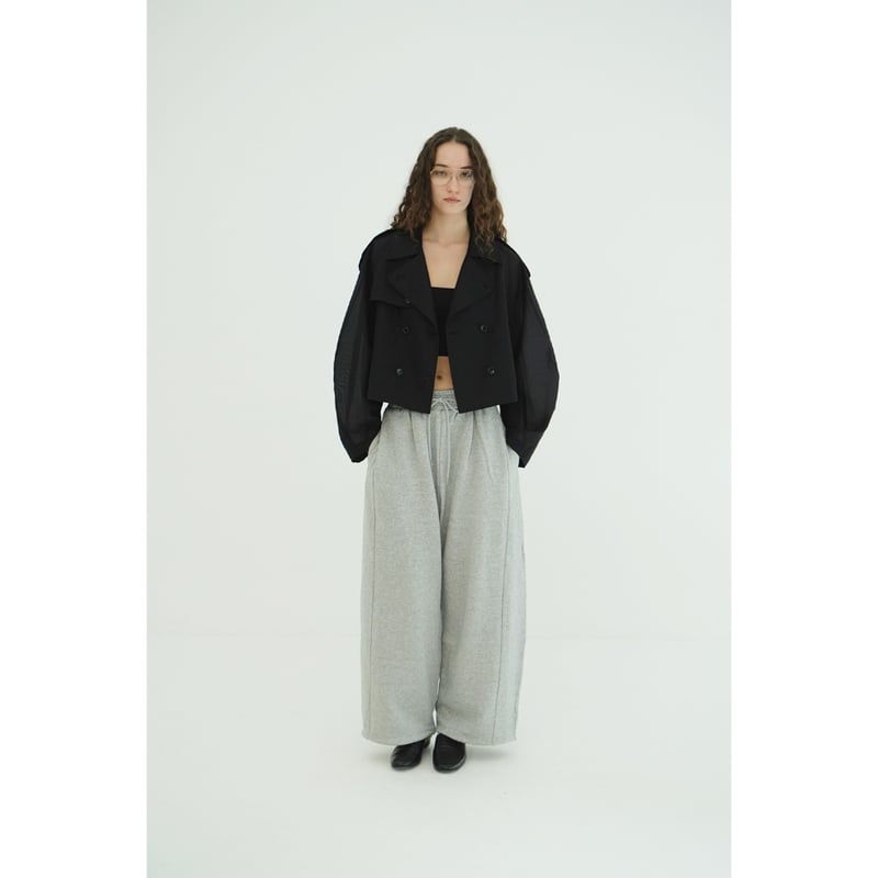 CLANE クラネ “SHEER SHORT TRENCH JACKET” シアーショートトレ
