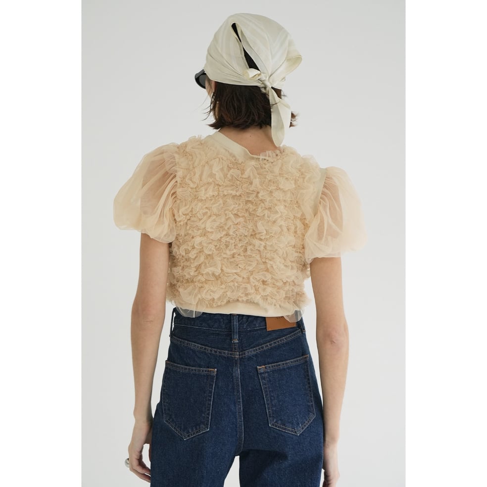 CLANE クラネ “TULLE VEST LAYERED TOPS” チュールベストレイヤー CLANE クラネ “TULLE VEST LAYERED TOPS” チュールベストレイヤー