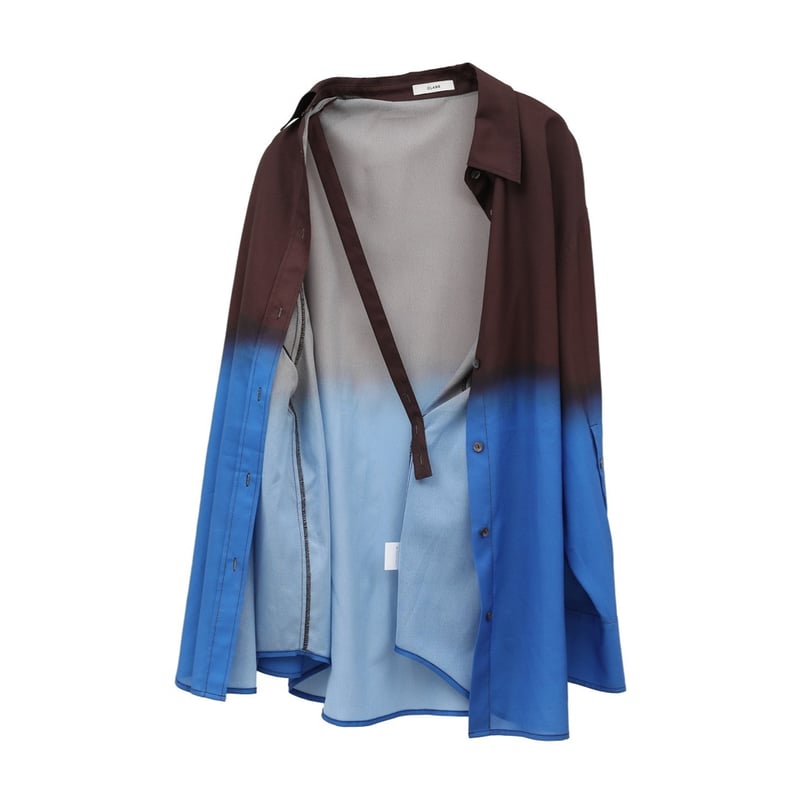 お中元 お歳暮 お年賀 夏 冬 年末年始のご挨拶 ギフト 通販な “GRADATION クラネ CLANE SHIRT” wo / t | グラデーションシャツ トップス