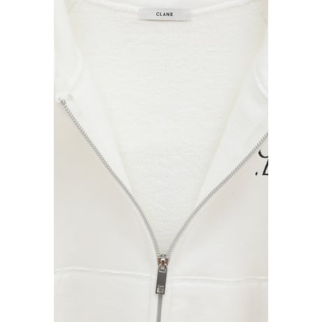 CLANE クラネ “LOGO COMPACT ZIP UP HOODIE” ロゴコンパクトジップフーディー