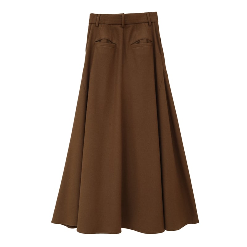 CLANE クラネ “WOOL VOLUME FLARE SKIRT” ウールボリュームフレア