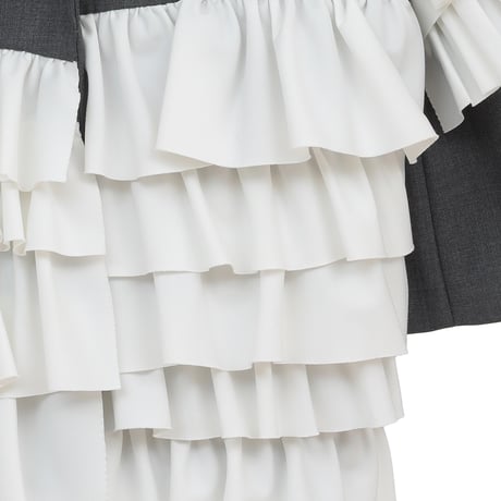 CLANE クラネ “FRILLED TAILORED JACKET” フリルテイラードジャケット