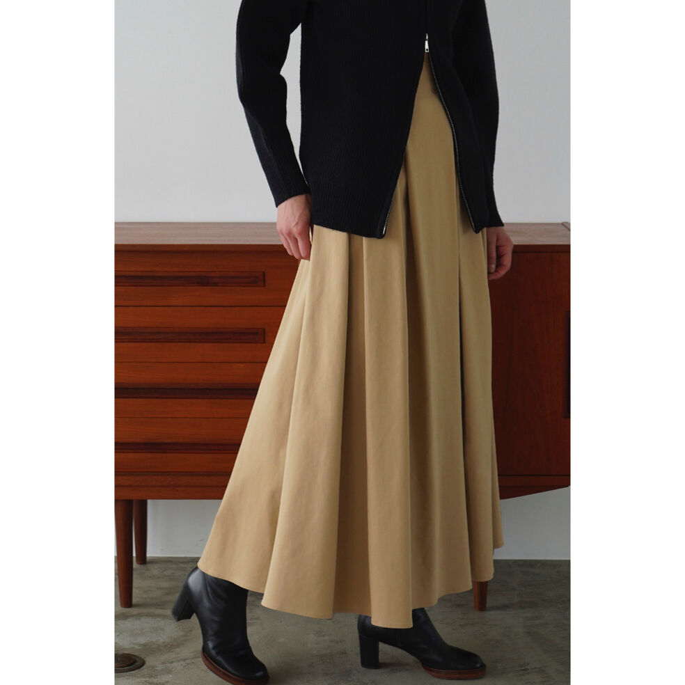 CLANE クラネ “HIGH WAIST VOLUME MAXI SKIRT” ハイウエスト...