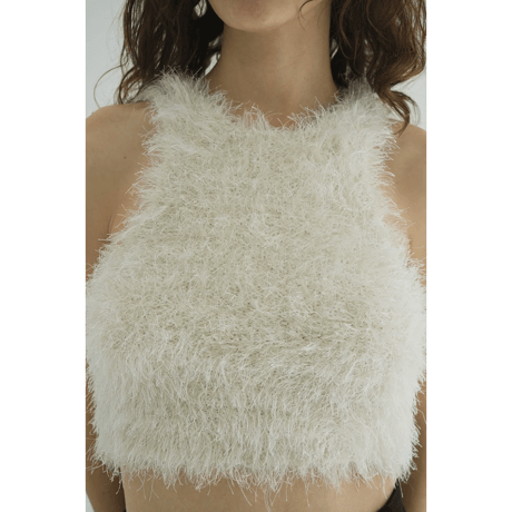 CLANE クラネ “SHAGGY AMERICAN SLEEVE KNIT TOPS” シャギーアメリカンスリーブニットトップス