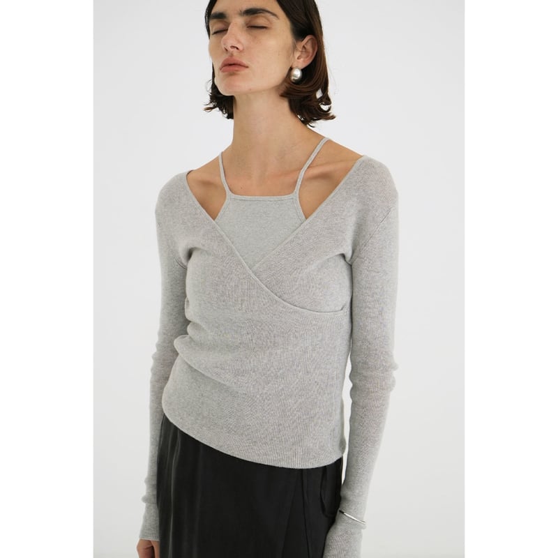 CLANE クラネ “CAMISOLE SET CACHECOEUR KNIT TOPS” キ CLANE クラネ “CAMISOLE SET CACHECOEUR KNIT TOPS” キ