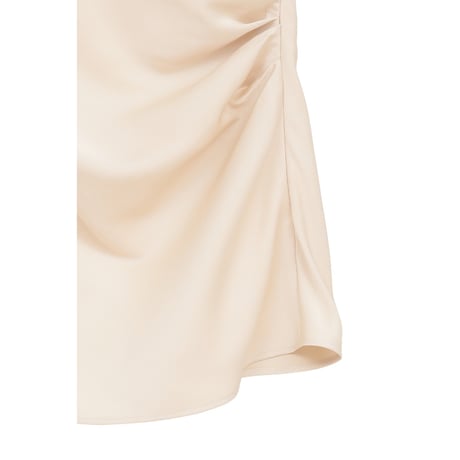 CLANE クラネ “SATIN DRAPE TOPS” サテンドレープトップス