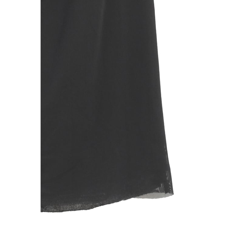 CLANE 26SS 2WAY TULLE GATHERED SKIRTブラック CLANE クラネ “2WAY TULLE GATHERED SKIRT” ツーウェイチュール