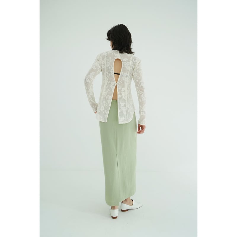 タグ付 クラネ CLANE LOW WAIST STRAIGHT SKIRT 0 CLANE クラネ “LOW WAIST STRAIGHT SKIRT” ローウエストストレー