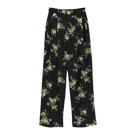 CLANE クラネ ”FLOWER TUCK PANTS” フラワータックパンツ