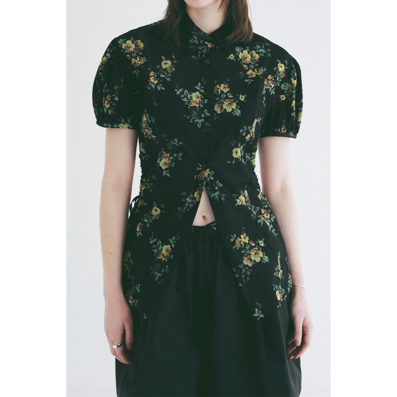 CLANE クラネ ”FLOWER SIDE HOLE SHIRTS” フラワーサイドホールシ