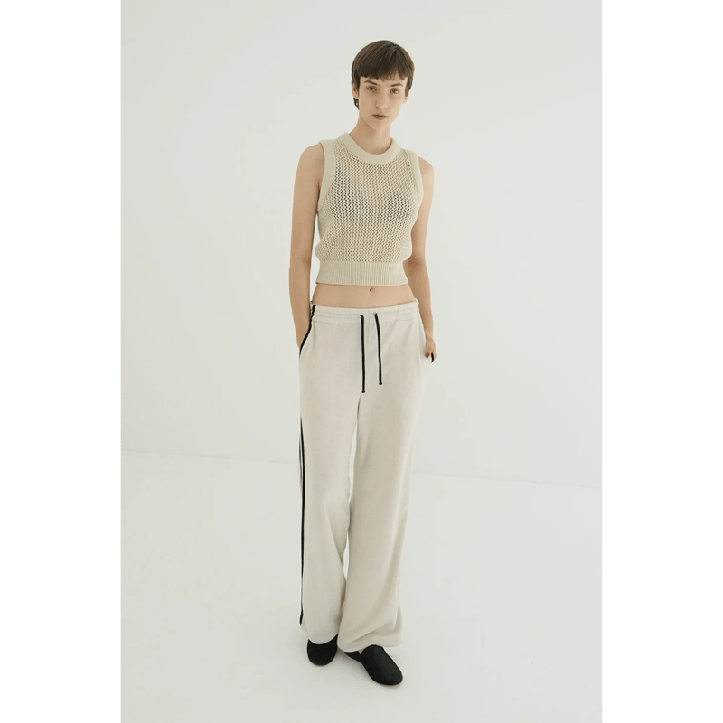 CLANE クラネ “PILE LINE PANTS” パイルラインパンツ | t / wo