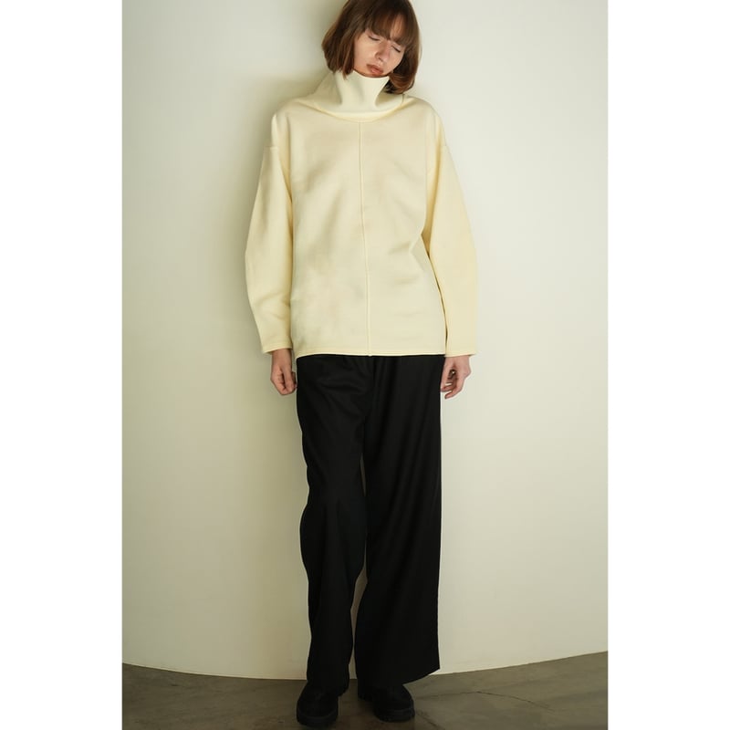 CLANE クラネ STAND NECK WIDE TOPS