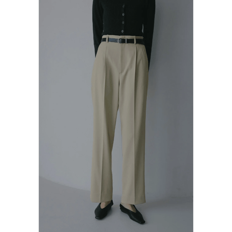 MANOF マノフ “HIGH WAIST TAPERED PANTS” ハイウエストテーパードパンツ