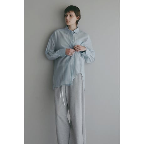 MANOF マノフ “SHEER 2WAY OVER SHIRT” シアーツーウェイオーバーシャツ