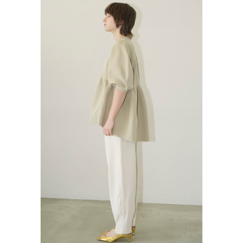 CLANE クラネ “BALLOON SLEEVE GATHER KNIT TOPS” バルー